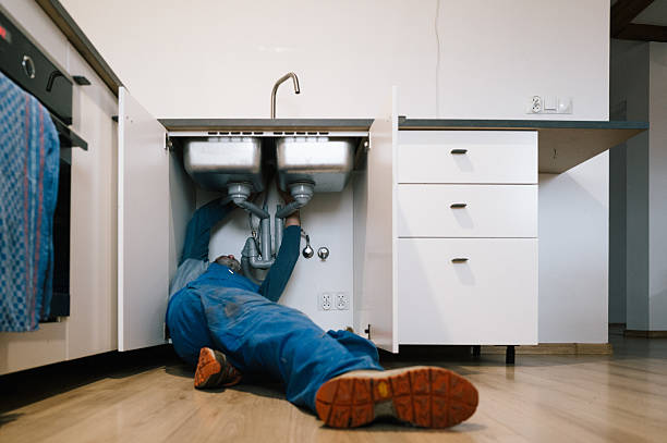 Professional Pipe Repair technician working in Eureka, MI